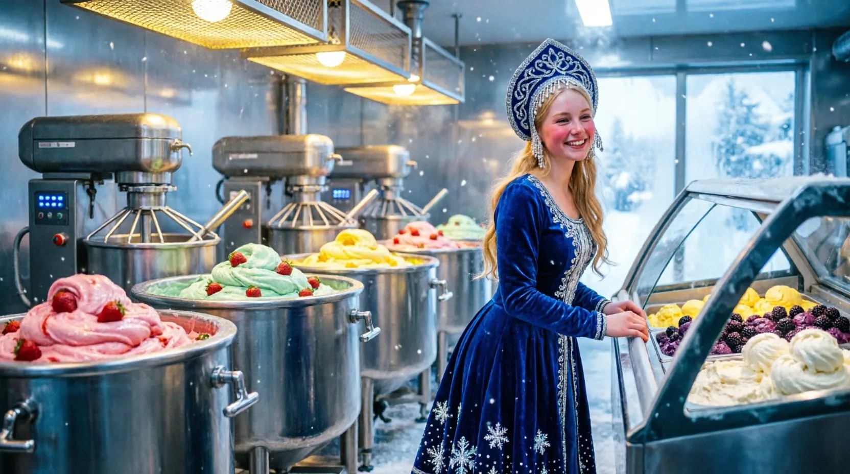 Вкусная новогодняя экскурсия на фабрику итальянского крафтового мороженого ДЖЕЛАТТО