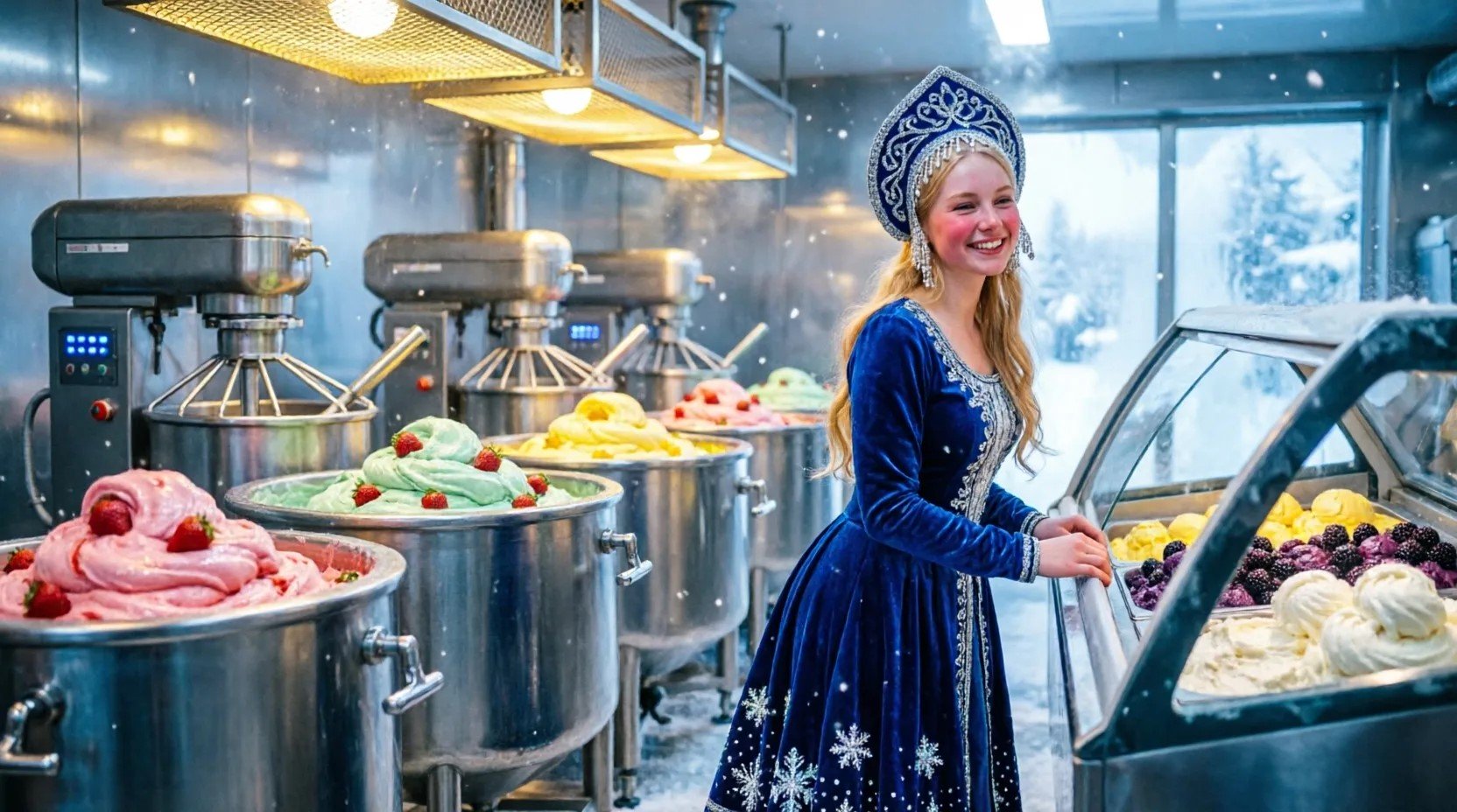 Вкусная новогодняя экскурсия на фабрику итальянского крафтового мороженого ДЖЕЛАТТО